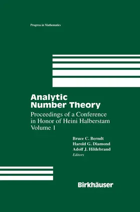 Berndt / Diamond / Hildebrand | Analytic Number Theory | Buch | 978-1-4612-8645-5 | www.sack.de