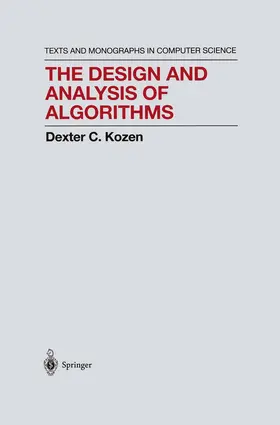 Kozen |  The Design and Analysis of Algorithms | Buch |  Sack Fachmedien