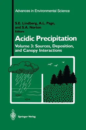 Lindberg / Page / Norton |  Acidic Precipitation | Buch |  Sack Fachmedien