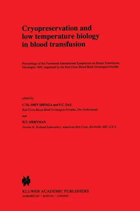 Smit Sibinga / Meryman / Das |  Cryopreservation and low temperature biology in blood transfusion | Buch |  Sack Fachmedien