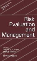 Covello / Mumpower / Menkes |  Risk Evaluation and Management | Buch |  Sack Fachmedien