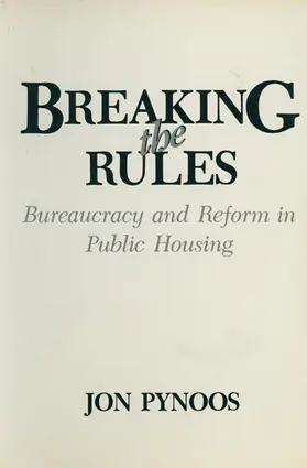 Pynoos |  Breaking the Rules | Buch |  Sack Fachmedien