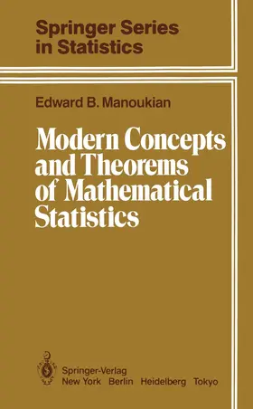 Manoukian |  Modern Concepts and Theorems of Mathematical Statistics | Buch |  Sack Fachmedien