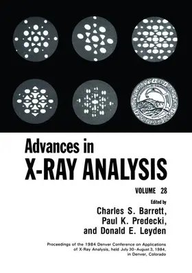 Predecki / Barrett |  Advances in X-Ray Analysis | Buch |  Sack Fachmedien