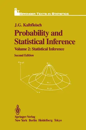 Kalbfleisch |  Probability and Statistical Inference | Buch |  Sack Fachmedien