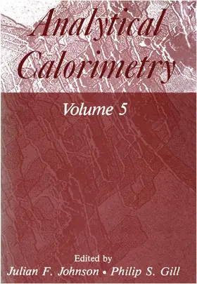 Julian / Johnson / Gill |  Analytical Calorimetry | Buch |  Sack Fachmedien