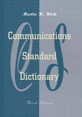 Weik | Communications Standard Dictionary | E-Book | www.sack.de