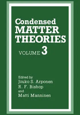 Arponen / Bishop / Manninen | Condensed Matter Theories | E-Book | www.sack.de