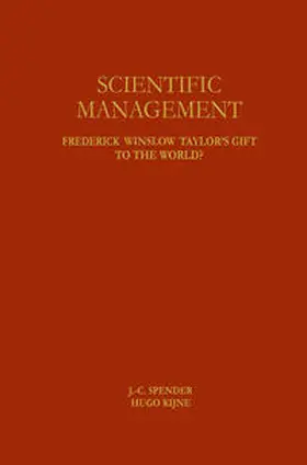 Spender / Kijne | Scientific Management | E-Book | www.sack.de