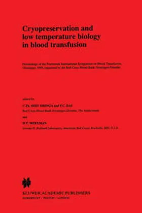 Smit Sibinga / Das / Meryman |  Cryopreservation and low temperature biology in blood transfusion | eBook | Sack Fachmedien