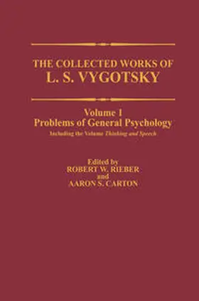 Vygotsky / Rieber / Carton |  The Collected Works of L. S. Vygotsky | eBook | Sack Fachmedien