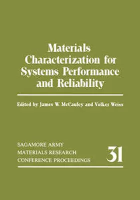 McCauley / Weiss |  Materials Characterization for Systems Performance and Reliability | eBook | Sack Fachmedien