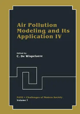 De Wisepelacre |  Air Pollution Modeling and Its Application IV | eBook | Sack Fachmedien