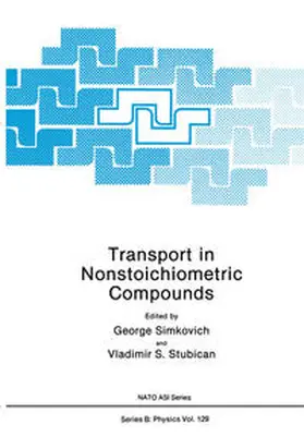 Simkovich |  Transport in Nonstoichiometric Compounds | eBook | Sack Fachmedien