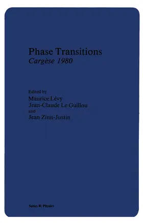 Levy / Le Guillou / Zinn-Justin | Phase Transitions Cargèse 1980 | Buch | 978-1-4613-3349-4 | sack.de