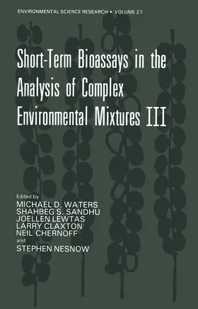 Waters |  Short-Term Bioassays in the Analysis of Complex Environmental Mixtures III | Buch |  Sack Fachmedien
