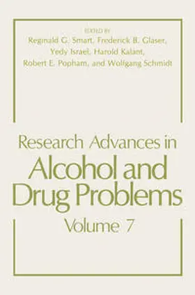 Smart |  Research Advances in Alcohol and Drug Problems | eBook | Sack Fachmedien