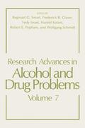 Smart |  Research Advances in Alcohol and Drug Problems | Buch |  Sack Fachmedien