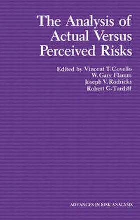 Covello / Flamm / Rodricks |  The Analysis of Actual Versus Perceived Risks | eBook | Sack Fachmedien