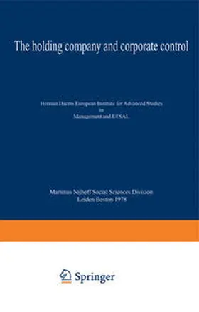 Daems |  The holding company and corporate control | eBook | Sack Fachmedien