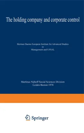 Daems |  The holding company and corporate control | Buch |  Sack Fachmedien