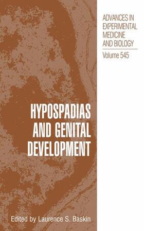 Baskin | Hypospadias and Genital Development | Buch | 978-1-4613-4752-1 | sack.de