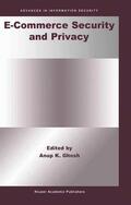 Ghosh |  E-Commerce Security and Privacy | Buch |  Sack Fachmedien