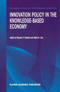 Link / Feldman |  Innovation Policy in the Knowledge-Based Economy | Buch |  Sack Fachmedien