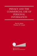 Lenard / Rubin |  Privacy and the Commercial Use of Personal Information | Buch |  Sack Fachmedien