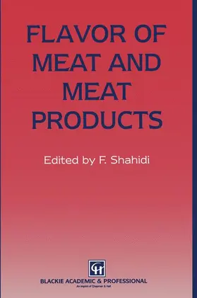 Shahidi |  Flavor of Meat and Meat Products | Buch |  Sack Fachmedien