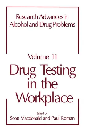 Macdonald / Roman |  Drug Testing in the Workplace | Buch |  Sack Fachmedien