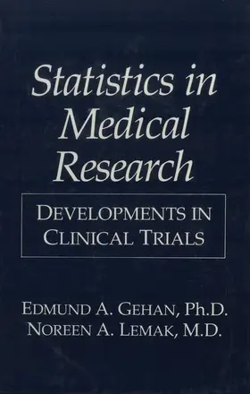 Gehan / Lemak |  Statistics in Medical Research | Buch |  Sack Fachmedien