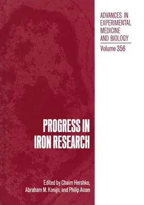 Hershko / Konijn / Aisen |  Progress in Iron Research | Buch |  Sack Fachmedien