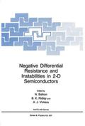 Balkan / Vickers / Ridley |  Negative Differential Resistance and Instabilities in 2-D Semiconductors | Buch |  Sack Fachmedien