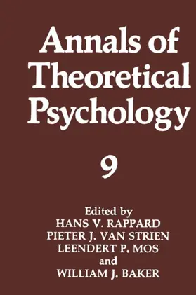Rappard / van Strien / Mos |  Annals of Theoretical Psychology | Buch |  Sack Fachmedien
