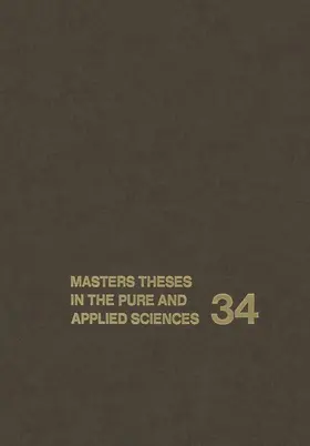 Shafer |  Masters Theses in the Pure and Applied Sciences | Buch |  Sack Fachmedien