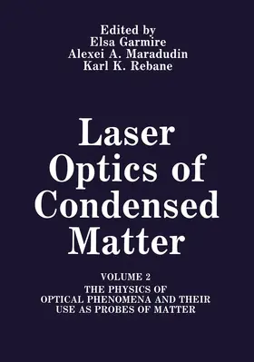 Garmire / Maradudin / Rebane |  Laser Optics of Condensed Matter | Buch |  Sack Fachmedien