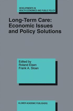 Sloan / Eisen |  Long-Term Care: Economic Issues and Policy Solutions | Buch |  Sack Fachmedien