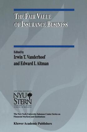 Altman / Vanderhoof | The Fair Value of Insurance Business | Buch | sack.de