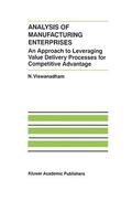 Viswanadham |  Analysis of Manufacturing Enterprises | Buch |  Sack Fachmedien