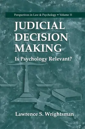 Wrightsman |  Judicial Decision Making | Buch |  Sack Fachmedien