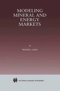 Labys |  Modeling Mineral and Energy Markets | Buch |  Sack Fachmedien