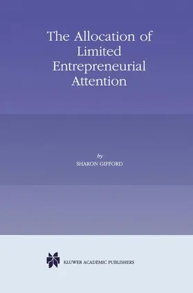Gifford |  The Allocation of Limited Entrepreneurial Attention | Buch |  Sack Fachmedien