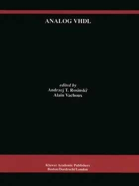 Rosinski / Vachoux |  Analog VHDL | Buch |  Sack Fachmedien