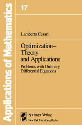 Cesari |  Optimization-Theory and Applications | Buch |  Sack Fachmedien