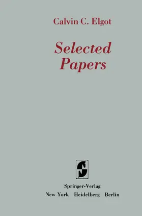 Elgot / Bloom |  Selected Papers | Buch |  Sack Fachmedien