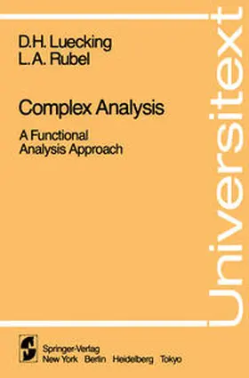 Luecking / Rubel |  Complex Analysis | eBook | Sack Fachmedien