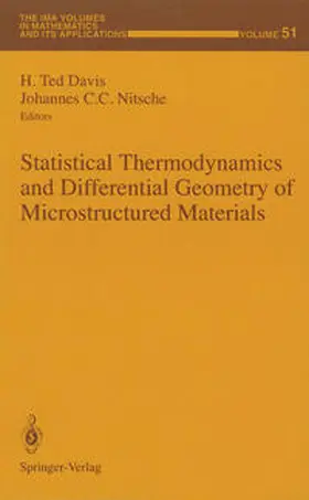 Davis / Nitsche | Statistical Thermodynamics and Differential Geometry of Microstructured Materials | E-Book | sack.de
