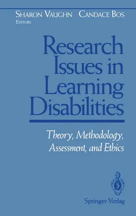 Vaughn / Bos |  Research Issues in Learning Disabilities | Buch |  Sack Fachmedien