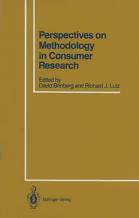 Brinberg / Lutz |  Perspectives on Methodology in Consumer Research | eBook | Sack Fachmedien